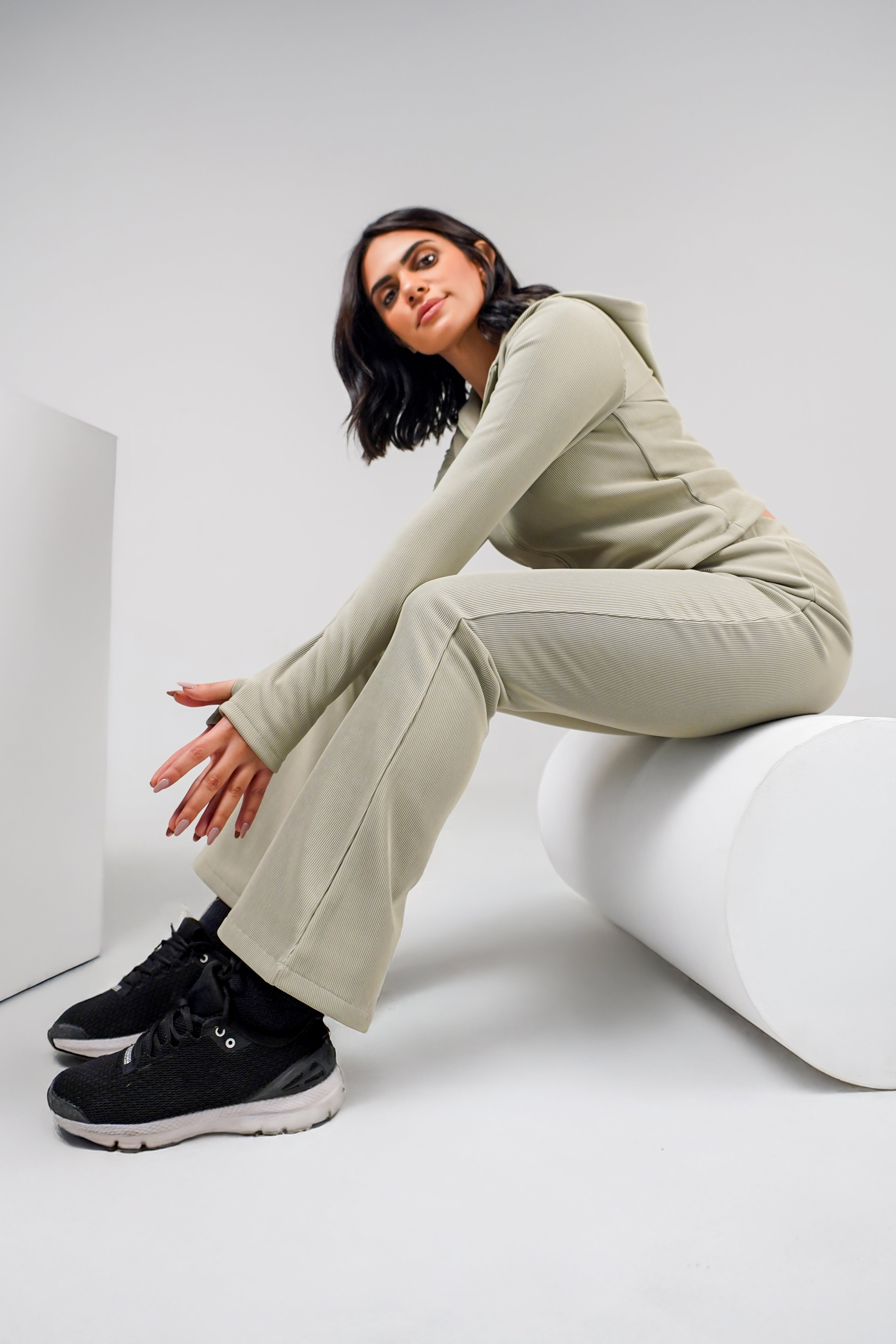 Solen Ribbed Full-Zip Jacket